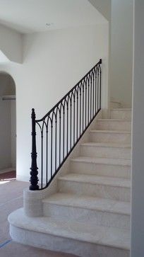 Wood And Metal Stair Railing Iron Balusters, Vintage Railing, Iron Staircase Railing, Iron Balcony Railing, Interior Stair Railing, Wrought Iron Stair Railing, Wrought Iron Staircase, Handrail Design, Traditional Staircase