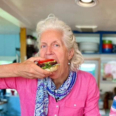 Jane Esselstyn on Instagram: "Check out our “Woman Warrior Burger” on our YouTube channel: “Plant-Based with Jane and Ann Esselstyn”! 🍔🥬🦸 It’s always a hit at our house!👊 How do you enjoy your burgers?😋 Thank you @wadethevideoguy 📸! - - - #JaneEsselstyn #CookWithJane #Plantbased #PlantStrong #HeartHealthy #EatMoreGreens #PreventAndReverseHeartDisease #SOSFree #WFPBNO #ThePreventAndReverseHeartDiseaseCookbook #HealthEducator #ripesselstyn #esselstyn #annesselstyn #anncrileesselstyn #wfpb #cooking #youtube #vegancooking #veganrecipes #plantstrong #plantstrongcooking #plantstrongrecipes #wfpbrecipes #veggieburger #veganburger #burger" Plant Based Woman Warrior, Jane Esselstyn, Rip Esselstyn, Woman Warrior, Wfpb Recipes, Vegan Burger, Plant Strong, Veggie Burger, Vegan Cooking