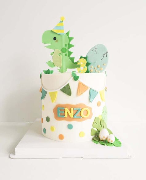 Dino 2nd Birthday Cake, First Birthday Cake Dinosaur, Dino Bday Cake, Dino 1st Birthday Cake, Birthday Cake Dinosaur Boys, 1st Birthday Cake Dinosaur, Two Rex Cake, Dinosaur Cake Cute, Dinosaur Cake 2nd Birthday