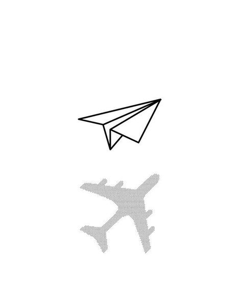 Paper Airplane Wallpaper, Paper Airplane Drawing, Airplane Sketch, Airplane Tattoos, Airplane Drawing, Nursery Illustration, Airplane Wall, Airplane Wallpaper, Travel Drawing