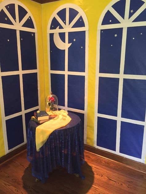 We made our living room into Belle's Ballroom! SUPER EASY, DIY PROJECT! Gotta' love Beauty and The Beast! Beauty And The Beast Backdrop, Wedding Beauty Checklist, Beauty And The Beast Diy, Belle Birthday Party, Beauty And Beast Birthday, Project Room, Beauty And The Beast Theme, Belle Birthday, Belle And Beast