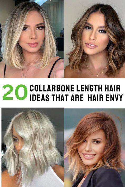 Collar Bone Length Hair Cuts, Textured Lobs, Soft Beach Waves, Collarbone Length Hair, Brunette With Blonde Highlights, Beautiful Blonde Hair, Mother Of The Bride Hair, Lob Haircut, Grooming Tips