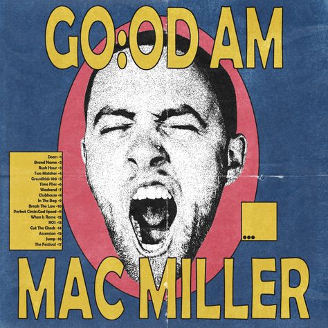 Am Album Poster, Mac Miller Concert, Mac Miller Poster, Mac Miller Albums, Am Album, Grunge Posters, Graphic Design Collection, Hey Boo, Dorm Posters