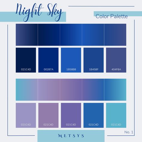 Night Sky Color Palette, Night Sky Gradient, Sky Color Palette, Poster Elements, Login Ui, 2024 Colors, Pallet Color, Colour Pallets, Color Design Inspiration