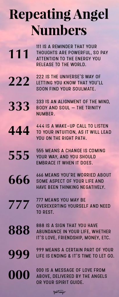 Seeing Triple Numbers? 111, 222, 333, 444, 555, 666, 777, 888, 999 Spiritual Meanings | YourTango Seeing Numbers Meaning, 999 Tattoo Meaning, Triple Number Tattoo, Triple Numbers Meaning, 222 Meaning Spiritual, Number Tattoo Meaning, 444 Tattoo Meaning, 555 Tattoo, Sacred Numbers