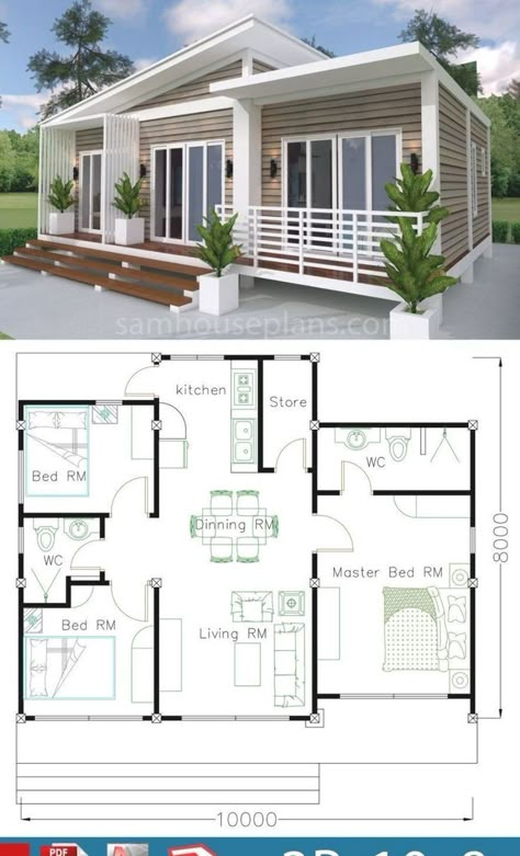 Small Beach House Plans, Simple Beach House, House Bungalow, Beach House Flooring, Beach House Floor Plans, Vacation House Plans, Small Beach Houses, Affordable House Plans, Beach House Plans