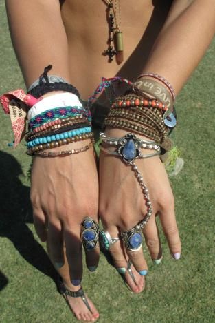 Coachella Festival 2012 Coachella Bracelets, Summer Festival Hair, 2014 Coachella, Coachella 2012, Coachella 2014, Coachella 2024, Coachella Inspiration, Coachella Looks, 2015 Outfits