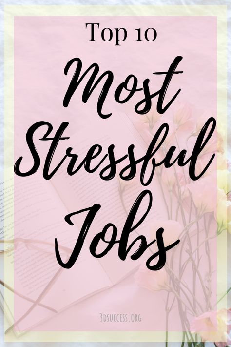 If your job is driving you crazy, you're not alone! Many people cite their jobs as a top source of stress. Work stress can lead to overwhelm and burnout if you don't look after your physical and mental health. Here are 10 jobs that come with high levels of occupational stress. Is yours on this list of 10 most stressful jobs? #mysuccess #workstress #burnout #mentalhealth Most Stressful Jobs, Job Burnout, Stressful Job, You're Not Alone, Quitting Your Job, How To Stay Awake, Management Skills, Mindful Living, Success Mindset