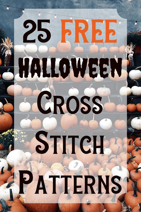 FREE Halloween Cross Stitch Motifs Halloween Counted Cross Stitch Patterns Free, Cross Stitch Art Pattern Free, Halloween Counted Cross Stitch Patterns, Easy Halloween Cross Stitch Patterns, Cross Stitch Patterns Free Halloween, Plastic Canvas Patterns Free Halloween, Free Halloween Cross Stitch Charts, Cute Halloween Cross Stitch, Fall Plastic Canvas Patterns