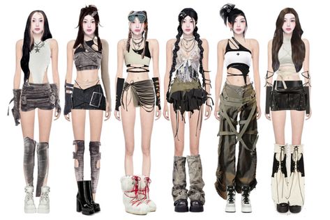 kpop newjeans blackpink Outfit | ShopLook Kpop Dance Outfits, Flaw Less, Group Stage Outfits, Kpop Outfit Ideas, Aespa Itzy, Gg Outfits, Korean Outfits Kpop, Girl Group Outfits, Blackpink Outfit