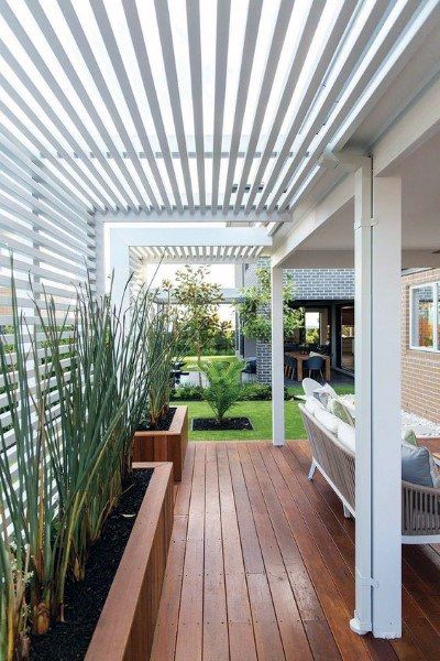 Modern Garden Lighting, Small Pergola, Garden Privacy Screen, Apartment Balcony Garden, Pergola Ideas, Pergola Lighting, Garden Privacy, Backyard Privacy, Patio Shade