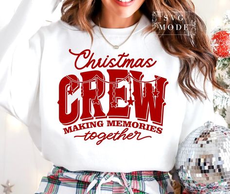 Christmas Squad Shirts, Squad Goals Christmas Shirt, Customizable Crew Neck Christmas T-shirt, Christmas Crew Svg, Christmas Baking Crew Svg Free, Christmas Svg, Silhouette Designer Edition, Silhouette Studio, Svg Files For Cricut