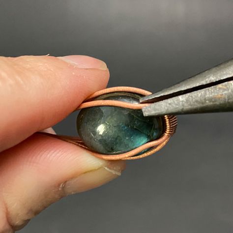 How To Wire Wrap Stones For Beginners, Wrapped Gemstones, Wrapping Stones, Gemstones Pendant, Wrapping Tutorial, Wire Wrapped Gemstones Pendant, Wire Wrapping Tutorial, Wire Wrapping Stones, I Will Show You