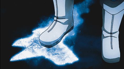 Todoroki Ice Gif, Anime Ice Powers Gif, Cryokinesis Art, Todoroki Ice Power, Super Powers Art Ice, Ice Vfx Gif, Ice Quirk Oc, Ice Aesthetic Powers, Ice Powers Magic