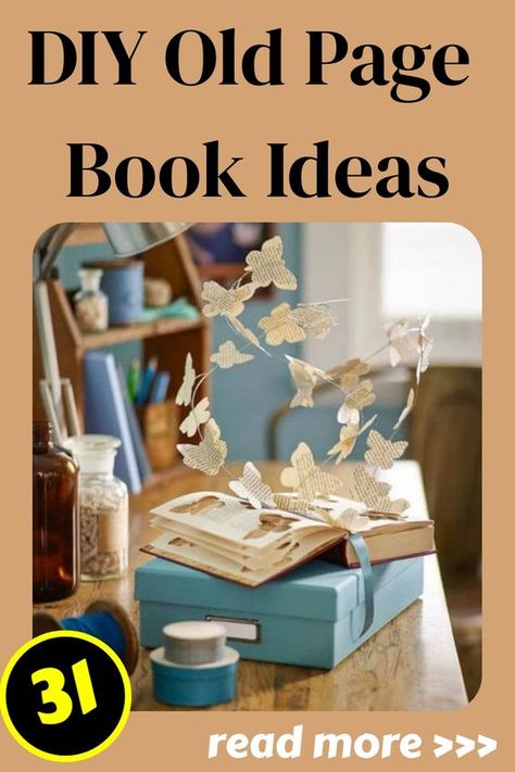 Many book paper crafts can be done with old book pages. The possibilities are nearly endless, from the paper flower, and chandeliers to towel papers. This bundle of ideas is perfect for all our book lovers out there. It’s fascinating to us how the pages of a book can be utilized to produce so many different things. The ideas below will undoubtedly inspire you to make some creative patterns that may be used in various locations across your home. Book Page Mobile, Paper Crafts From Old Books, Recycled Book Art, Book Page Crafts Diy, Crafts With Book Pages, Diy Book Art, Recycled Book Crafts, Book Paper Crafts, Upcycled Books Crafts