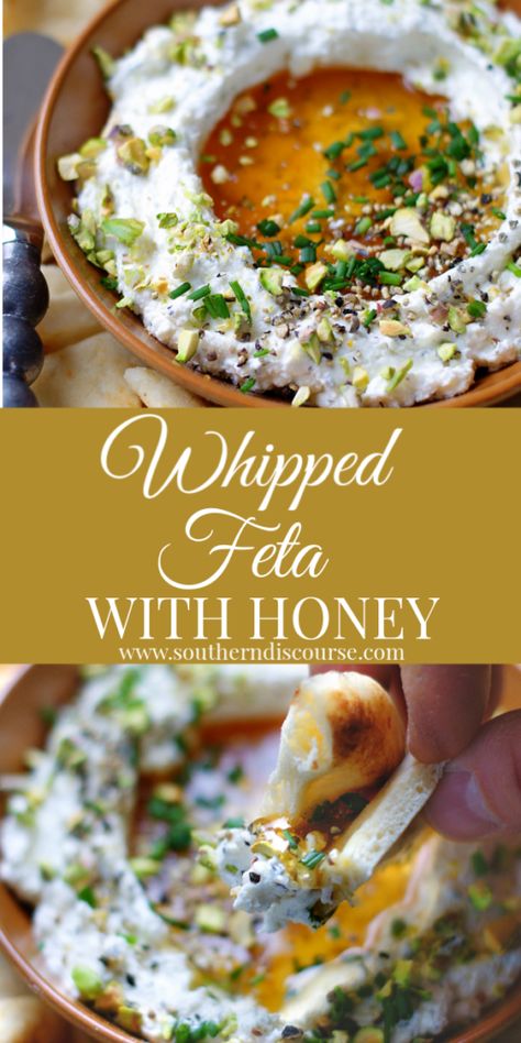 Whipped Feta Dip, Egg Benedict, Feta Dip, Whipped Feta, Holiday Appetizers, Idee Pasto Sano, Greek Recipes, Yummy Appetizers, Appetizers For Party