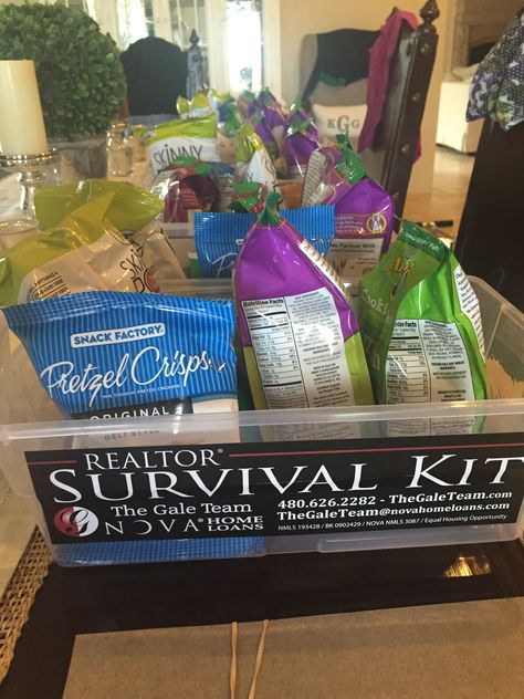 Realtor Survival Kit Real Estate Survival Kit, Realtor Survival Kit, Realtor Survival Kit Gift, Open House Survival Kit Realtor, Realtor Bag Essentials, Realtor Car Kit, Thank You Basket For Realtor, Gift From Realtor To Buyers, Survivor Kit