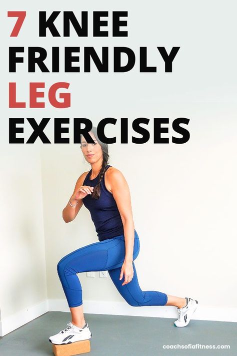 7 Knee-Friendly Leg and Glute Exercises (Low-Impact) - Coach Sofia Fitness Leg And Glute Workouts, Exercises For Bad Knees, Leg Strengthening Exercises, Exercise Images, Bad Knee Workout, Glute Workouts, Knee Strengthening Exercises, Piriformis Muscle, How To Strengthen Knees