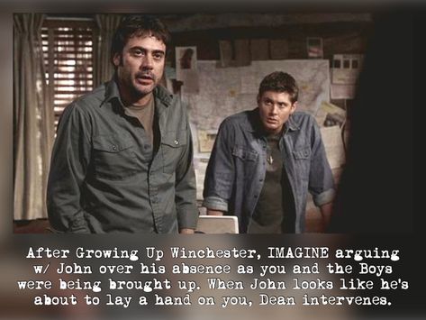 #imagine #deanwinchester #jensenackles #supernatural #jeffreydeanmorgan #johnwinchester #growingupwinchester Dean Imagines, Dean Winchester Imagines, Supernatural Men, Supernatural Actors, Supernatural Imagines, John Winchester, Supernatural Jensen, Antique Christmas Ornaments, Jeffrey Dean Morgan