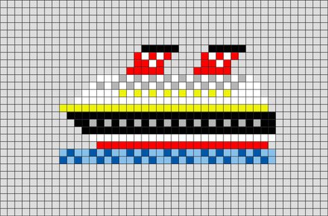 Cruise Ship Pixel Art – BRIK Ship Pixel Art, Ship Chart, Disney Cruise Fish Extender Gifts, Disney Cruise Magnets, Disney Cruise Fish Extender, Fe Gifts, Disney Cruise Ships, Fish Extender Gifts, Star Wars Diy