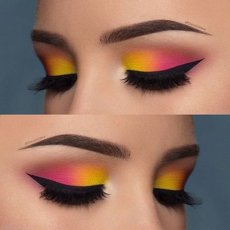 gorgeous colors Pink Eye Makeup Looks, Coachella Makeup, Make Up Designs, Mekap Mata, Drag Make-up, Video Makeup, Pink Eye Makeup, Smink Inspiration, Eye Makeup Steps