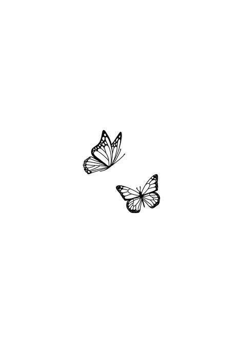 Butterfly Drawing For Tattoo, 2 Small Butterflies Tattoo, Butterfly And Clouds Tattoo, Tiny Butterfly Tattoos For Women, Dainty Monarch Butterfly Tattoo, Butterfly On Collar Bone Tattoo, Subtle Butterfly Tattoo, Small Butterfly Hand Tattoo, Butterfly Thumb Tattoo