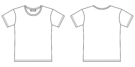 T Shirt Outline, Shirt Outline, Blank Tshirt, Tshirt Drawing, Infographic Resume, Illustrator Template, Tshirt Template, Blank Calendar Template, Blank T Shirt