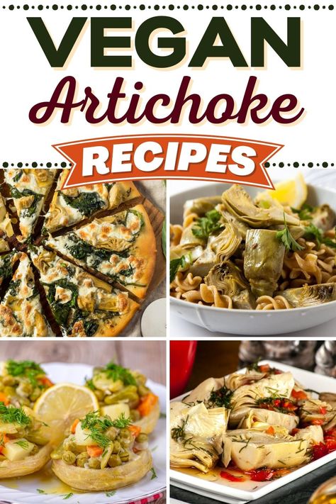 Vegan Artichoke Recipes Vegan Artichoke Recipes, Best Artichoke Recipe, Vegan Artichoke, Vegan Spinach Artichoke Dip, Homemade Pesto Recipe, Vegan Crab, Artichoke Salad, Fried Artichoke, Roasted Artichoke