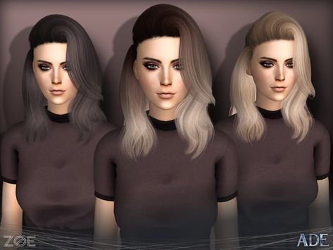 Ade_Darma's Ade - Zoe Cc Eyes, Ts4 Hair, Cc Hair, Sims Clothes, Download Hair, Sims 4 Cc Skin, Barbie Model, Sims Hair, Women Issues