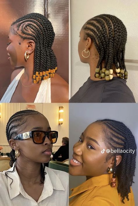 Cornrows Ideas, Cornrows Natural, Twists Hairstyles, Cornrows Natural Hair, Curls Hairstyles, Protective Hairstyles Braids, Short Braids, Hairstyles Updo, Pretty Braided Hairstyles