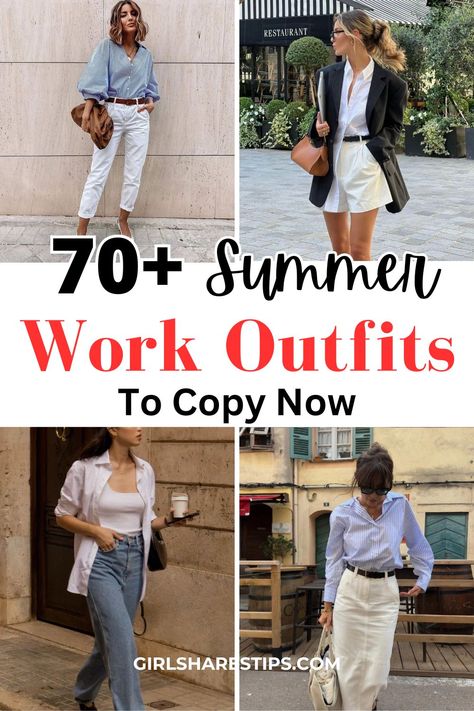 Summer Office Casual, Casual Work Outfit Winter, Casual Friday Work Outfits, Outfits Women Casual, Summer Work Outfits Office, Summer Work Wardrobe, Smart Casual Work Outfit Women, Work Outfits Women Professional, Summer Business Casual Outfits