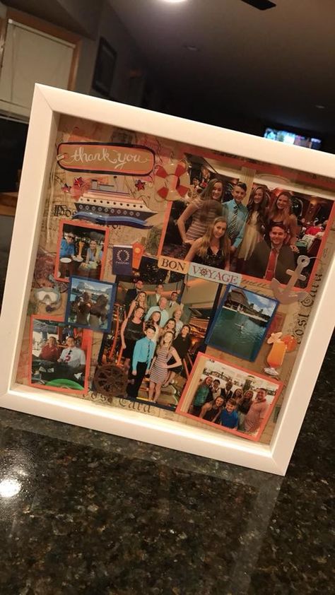 Deep Frame Box Ideas, Photo Diy, Memory Frame, Deep Frame, Framed Photo Collage, Frame Ideas, Collage Frames, Cute Diys, Scrapbook Journal