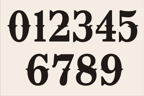 (house) NUMBER Stencil 002 09 5 SIZES to choose from by SuperiorStencils Numbering Fonts, Stencil Numbers, Tattoo Numbers, Carnival Banner, Cursive Numbers, Number Tattoo Fonts, Number Fonts, Number Tattoos, Omerta Tattoo