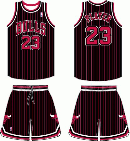 Chicago Bulls Alternate Uniform 1996-1997 Chicago Bulls Outfit, Nba Uniforms, Basketball Uniforms Design, Jersey Party, Nba Outfit, Conceptual Fashion, Basketball Clothes, Event Logo, Virtual Museum