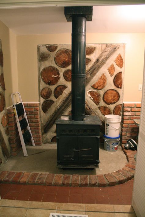 wikiHow to Paint a Wood Stove -- via wikiHow.com Stove Paint, Painting Cement, Restore Wood, Wood Stove Fireplace, Loft Decor, Pellet Stove, Stove Fireplace, Painting Tile, Wood Burning Stove