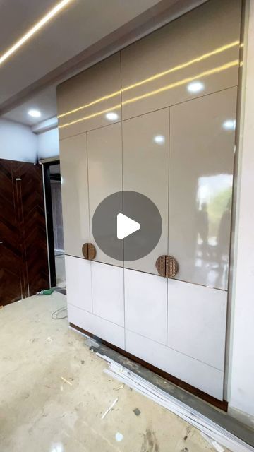 Aashiyana interiors on Instagram: "Premium laminated wardrobe front finish making #wardrobedesign" Wardrobe With Laminate Finish, Royale Touche Laminate Wardrobe, Laminate For Wardrobe, Cupboard Laminate Design, Royal Touch Laminate Wardrobe, Laminates For Wardrobes, Mica Design For Wardrobe, Cabinet Design Ideas Bedroom, Laminate Wardrobe