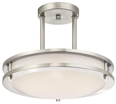 Dimmable LED Indoor Semi-Flush Mount Ceiling Fixture Kitchen Ceiling, Kitchen Ceiling Lights, Flush Mount Lights, Semi Flush Mount Lighting, Energy Efficient Lighting, Led Flush Mount, Semi Flush Mount, Flush Mount Lighting, Led Ceiling Lights