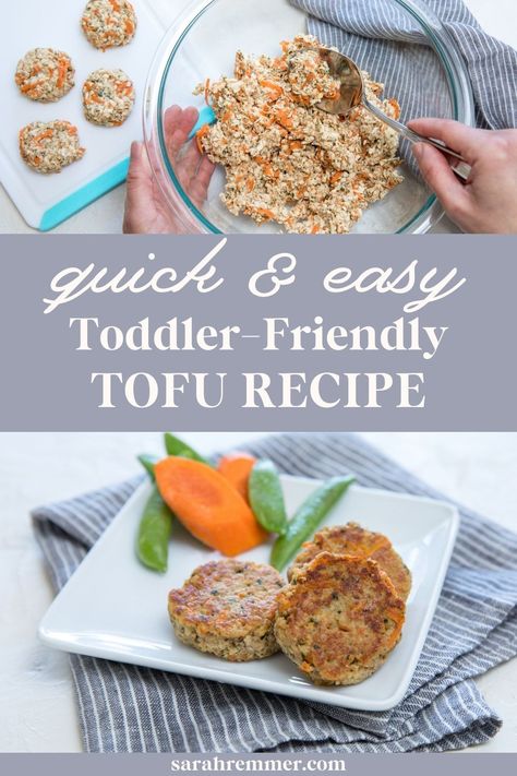 These toddler-friendly tofu nuggets are a surefire hit with kids and adults alike! If you're looking for a party appetizer to bring, this is it. Blw Tofu, Tofu For Toddlers, Baby Tofu Recipes, Tofu For Babies, Vegetarian Toddler Meals, Amazing Easy Recipes, Best Tofu Recipes, Tofu Nuggets, Vegetarian Protein Sources