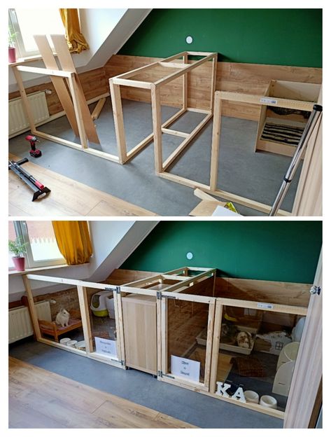 Rabbit Indoor Enclosure, Indoor Bunny, Pig Habitat, Rabbit Playpen, Bunny Litter Box, Indoor Rabbit Cage, Rabbit Pen, Rabbit Enclosure, Pallet Dog Beds