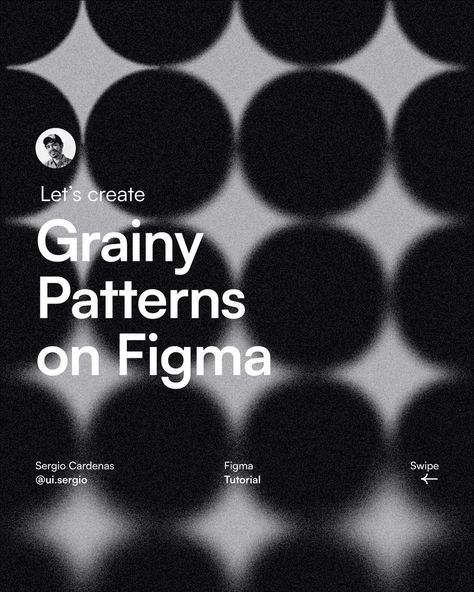 Sergio Cardenas • Designer on Instagram: “Let's create stunning Grainy Patterns on Figma. Pro tip: Remember to experiment and add your personal touch to these patterns. Unleash…” Figma Design Tutorial, Grainy Design, Figma Tips, Figma Tutorial, Beauty Branding Design, Figma Design, Beauty Branding, Texture Graphic Design, Pro Tip