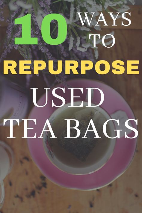 What To Do With Expired Tea Bags, Used Tea Bag Uses, Tea Bag Storage, Used Tea Bags, Green Tea Bags, Fertilizer For Plants, Peppermint Tea, Dirty Dishes, Drink Tea