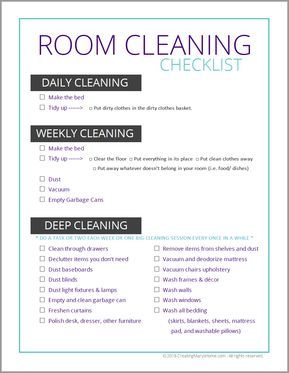 Room Cleaning Checklist (for tweens & teens) - creatingmaryshome.com Room Cleaning Checklist, Clean Room Checklist, Schedule Ideas, Room Cleaning Tips, Daily Cleaning Checklist, Room Checklist, Deep Cleaning Hacks, Room Cleaning, Organisation Ideas