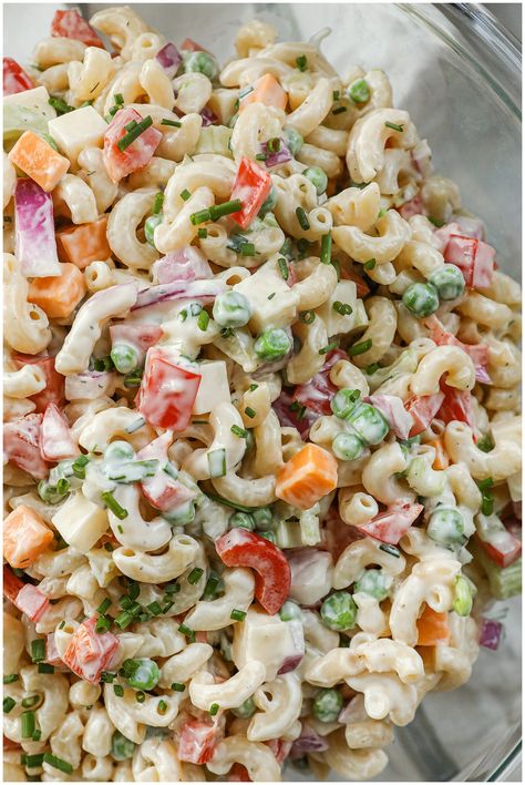 Pasta Salad Recipes Mayo Based, Kraft Macaroni Salad Recipe, Pioneer Woman Macaroni Salad, Cafe Max Pasta Salad Recipe, Minnesota Salad Recipes, Pasta Salad With Mayonnaise, Spam Pasta Salad, Spam Salad Recipes, Maccarone Salad Recipe