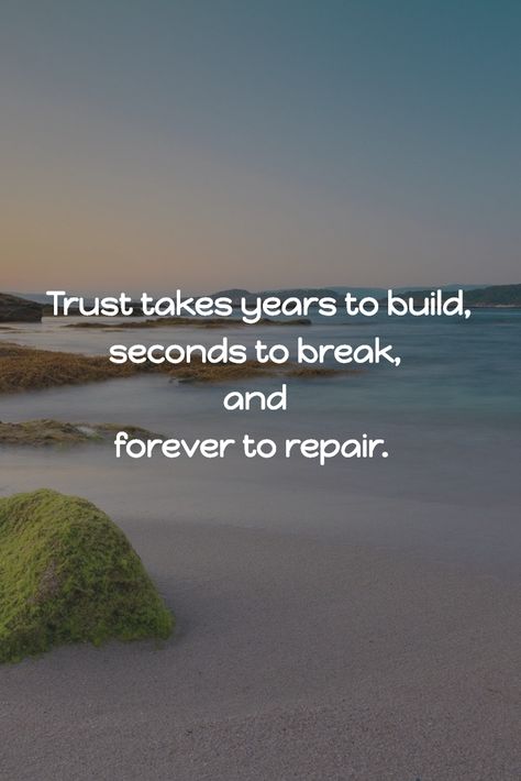 Trust Takes Years To Build And Seconds To Break, Trust Takes Years To Build, Broken Trust, Build Trust, Favorite Quotes, Gratitude, Words Of Wisdom, Inspirational Quotes, Repair