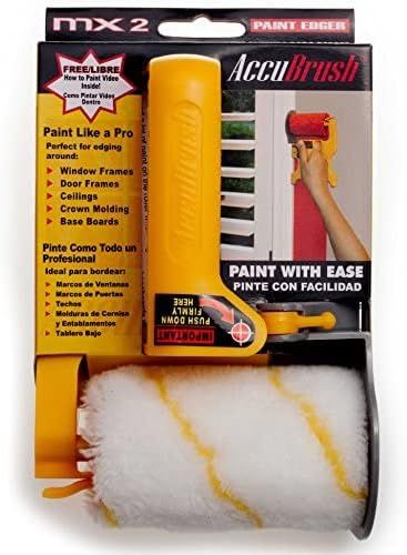 Achieving Flawless Edges: Consider the Accubrush Paint Edger Edge Painting Tool, Knockdown Texture, Paint Edger, Painting Corner, Paint Rollers, Different Types Of Painting, Roller Design, Painting Tool, Tape Painting