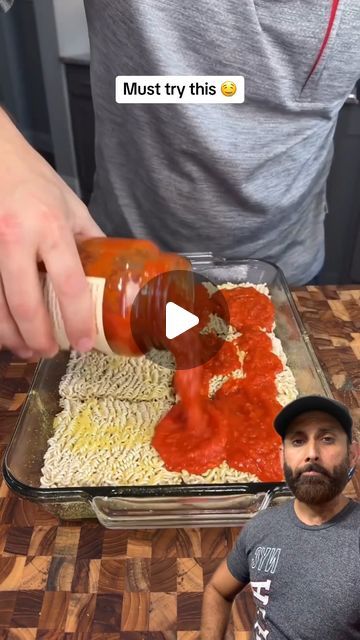 Food for your thoughts on Instagram: "Ramen lasagna 🎥: @fooddudescook  #easyrecipe #italianfood #homecooking #dinnerideas" Ramen Noodle Lasagna, Lazania Recipe, Ramen Lasagna, Hot Dish, Ramen Noodle, Home Cooking, Lasagna, Italian Recipes, Soups