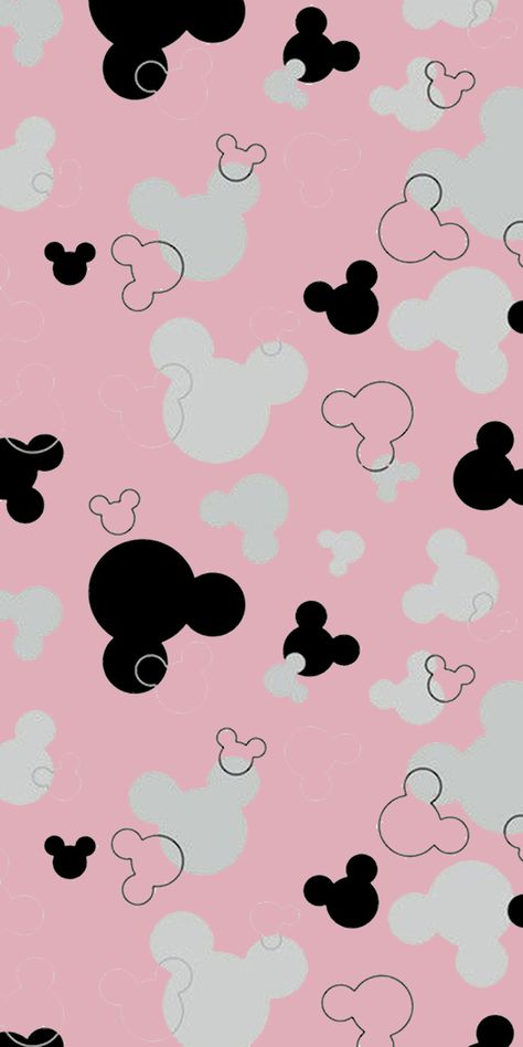 Minnie Mouse Wallpaper Pink, Disney Logo Wallpaper, Pink Disney Wallpaper, Minnie Mouse Background, Mickey Mouse Pink, Phone Wallpapers Vintage, Cat Phone Wallpaper, Minnie Mouse 1st Birthday, Disney Logo