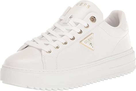 Amazon.com | Guess Women's DENESA Sneaker, Black 002, 5.5 | Fashion Sneakers Guess High Top Sneakers, Guess Loafers, Guess Shoes Sneakers Woman, Guess Jacket Women Puffer, Guess Sneakers, Guess Shoes, Kids Luggage, Sneakers Fashion, Fashion Shoes