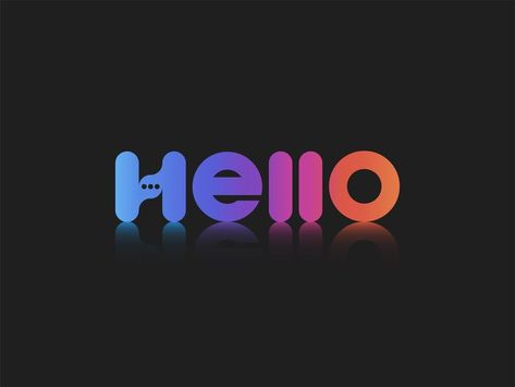 Hello, Word mark logo #Logo #branding #logodesign #abstract #colorful #creative #minimal Halloween Typography, Hello Word, Hello Design, Cool Galaxy Wallpapers, Logo Desing, Japanese Phrases, Minimalist Business Logo, Word Mark Logo, Minimalist Business