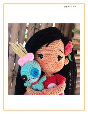 Lilo y Stich | PDF | Amigurumi | Textiles Lilo Crochet Pattern, Lilo And Stitch Doll, Lilo's Doll, Stitch Doll, Lilo Y Stitch, Stitch Crochet, Fun Crochet Projects, Crochet Doll Pattern, Amigurumi Free Pattern